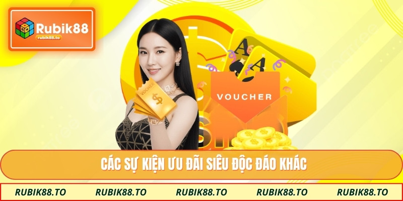 Các sự kiện ưu đãi siêu độc đáo khác