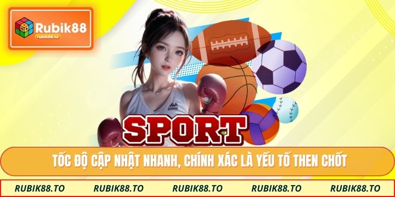 Tốc độ cập nhật nhanh, chính xác là yếu tố then chốt